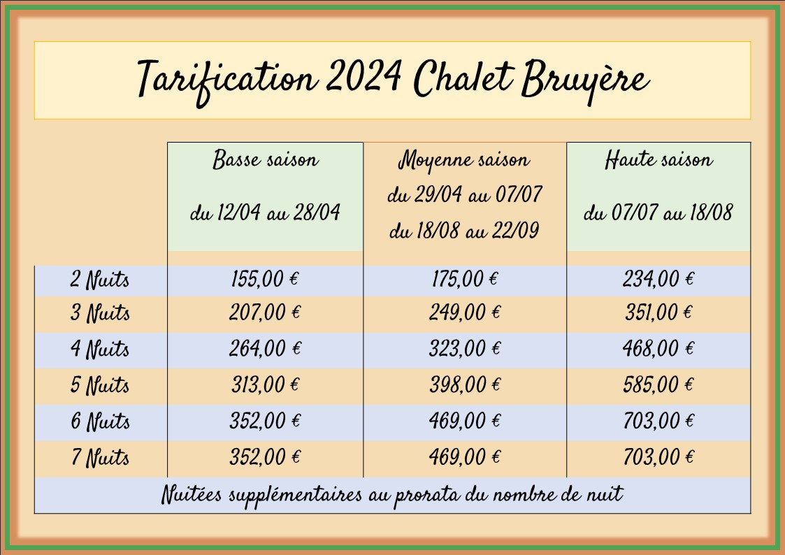 Tarifs Bruyere 2024 FR 1